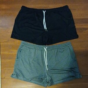 Under the Canopy Gray  And Black Lounge Shorts